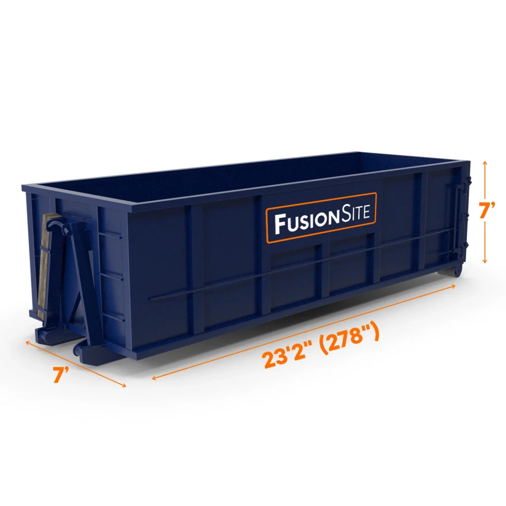 40 yard dumpster rental Nashville dimensions