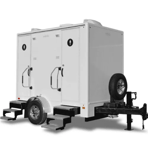 Porta potty restroom trailers